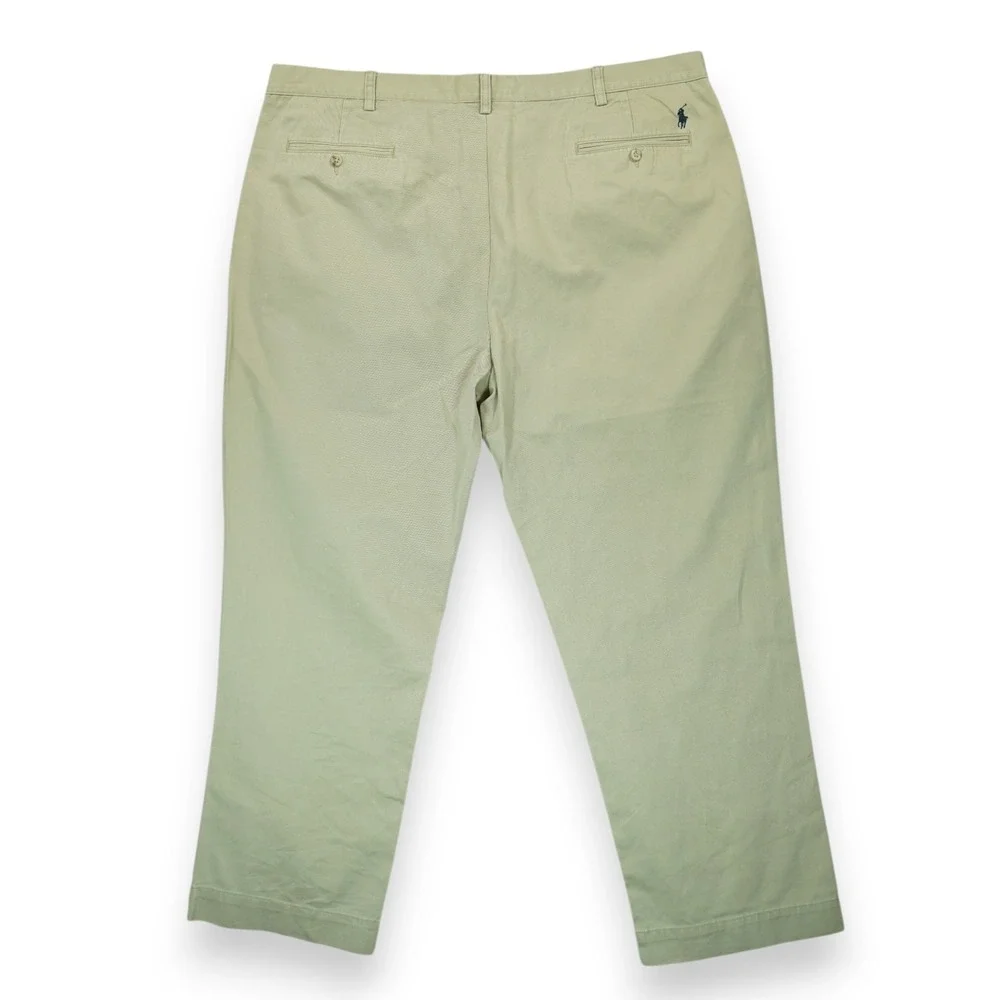 Vintage Polo Ralph Lauren Chino Pants Mens Size 44B-30 Big ~ Beige‎ ~ Sri Lanka